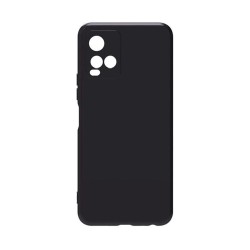 Capa de Silicone para Oppo Y21s Preto Capa de Silicone para Oppo Y21s Preto